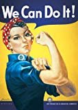 Rosie The Riveter We Can Do It Art Print Poster - 11x17 Fine Art Poster Print by J. Howard Miller, 11x17

