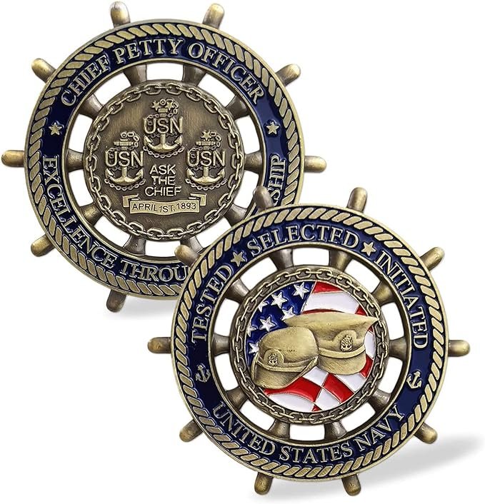 Glamtune US Navy Veteran Challenge Coin USN Military Challenge Coin
#HappyBirthdayNavy