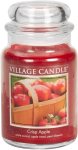 Village Candle Crisp Apple Large Glass Apothecary Jar Scented Candle, 21.25 oz, Red

#NationalEatARedAppleDay