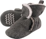 Hudson Baby Unisex Baby Cozy Fleece and Faux Sherpa Booties#NationalSockDay