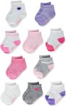Hanes Baby and Toddler, Non-Slip Grip Ankle Socks, Boys' and Girls', 10-Pair Packs
#NationalSockDay