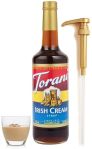 Irish Cream Syrup Flavoring for Coffee 25.4 Ounces Coffee Flavor Syrup with Fresh Finest Coffee Syrup Pump#NationalIrishCoffeeDay