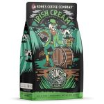 Bones Coffee Company Irish Cream Flavored Ground Coffee Beans Nutty Flavor | 12 oz Medium Roast Arabica Low Acid Coffee | Gourmet Coffee (Ground)#NationalIrishCoffeeDay