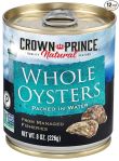 Crown Prince Natural Whole Boiled Oysters, 8-Ounce Cans (Pack of 12)#NationalOystersRockefellerDay