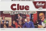 Hasbro Gaming Retro Series Clue 1986 Edition Board Game, Classic Mystery Games for Kids, Family Board Games for 3-6 Players, Family Games, Ages 8+#NationalRetroDay