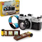 LEGO Creator 3 in 1 Retro Camera Toy, Transforms from Toy Camera to Retro Video Camera to Retro TV Set, Photography Gift for Boys and Girls Ages 8 Years Old and Up Who Enjoy Creative Play#NationalRetroDay
