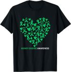 In March We Wear Green Kidney Disease Awareness Month 2024 T-Shirt#WorldKidneyDay