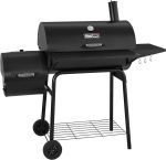 Royal Gourmet CC1830S 30" BBQ Charcoal Grill and Offset Smoker | 811 Square Inch cooking surface, Outdoor for Camping | Black#NationalBarbecueMonth