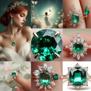 Emerald Gemstone jewelry #MayBirthday