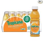 Tropicana 100% Orange Juice, 10 Fl Oz (Pack of 24) - Real Fruit Juices, Vitamin C Rich, No Added Sugars, No Artificial Flavors#NationalOrangeJuiceDay