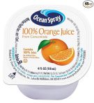Ocean Spray 100% Orange Juice, 4 Fl Ounce Cup (Pack of 48)#NationalOrangeJuiceDay